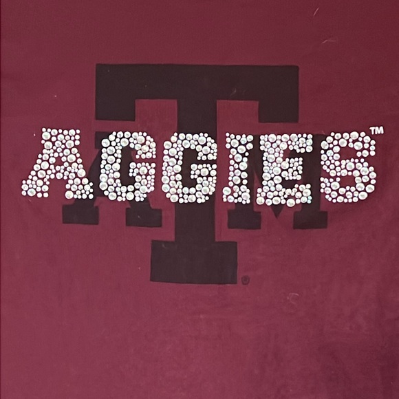 Aggie Rhinestone Boutique Tee - Picture 2 of 3
